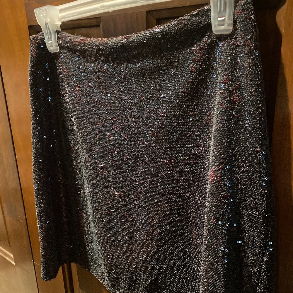 Michael Stars sequined, black, mini